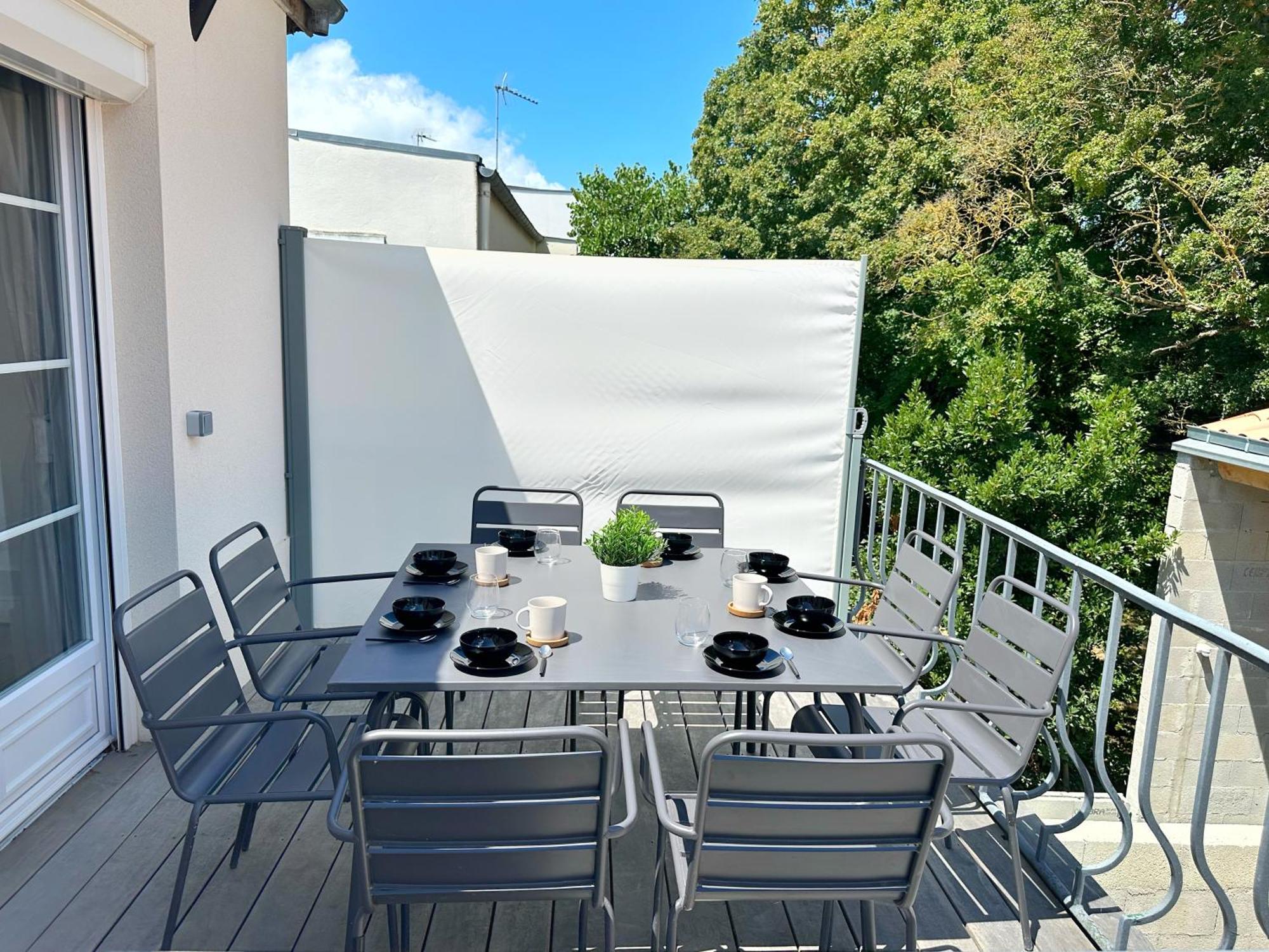 לה רושל Les Appartements Du Carnot - Terrasses Et Jardins מראה חיצוני תמונה
